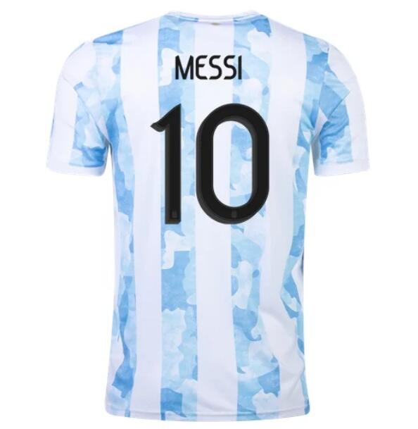 2021 Argentina Home Kit Soccer Jersey LIONEL MESSI #10